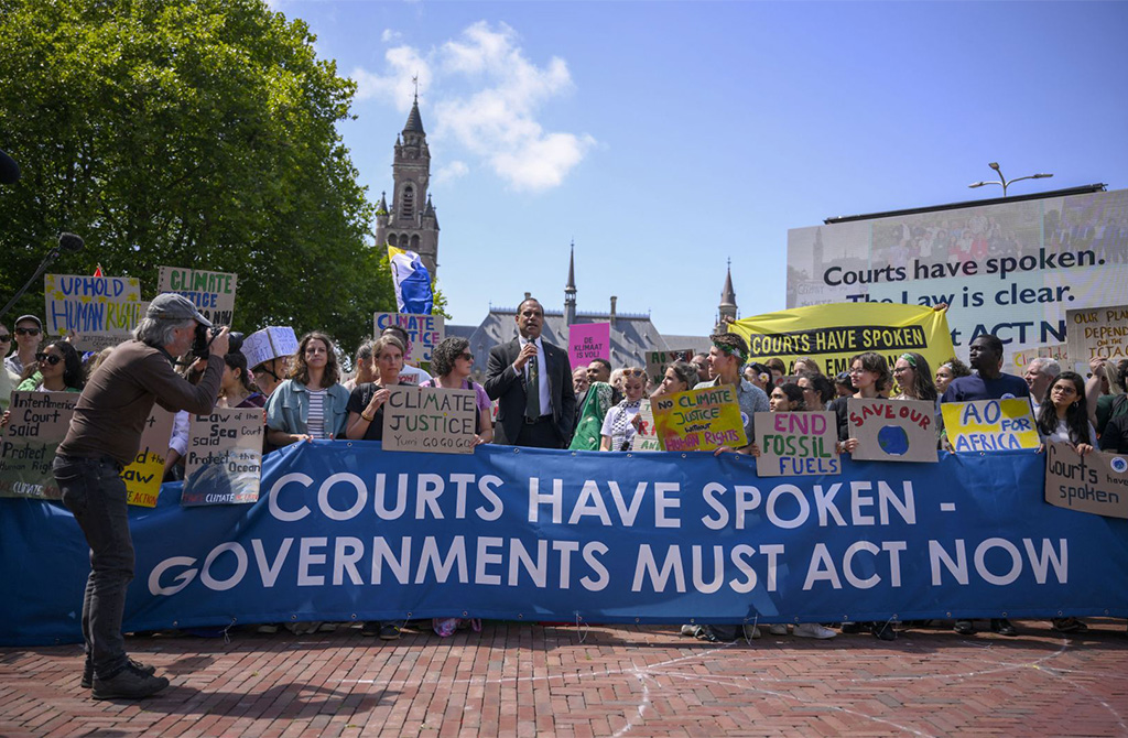 Haye / Changement climatique : un avis historique de la CIJ ouvre la voie à des actions en justice contre les États pollueurs
