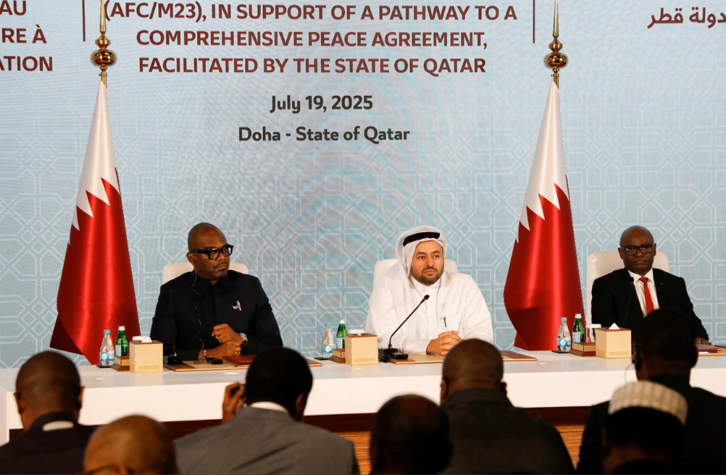 RDC : Kinshasa réaffirme son engagement pour la paix dans l’Est et remercie le Qatar pour sa médiation.