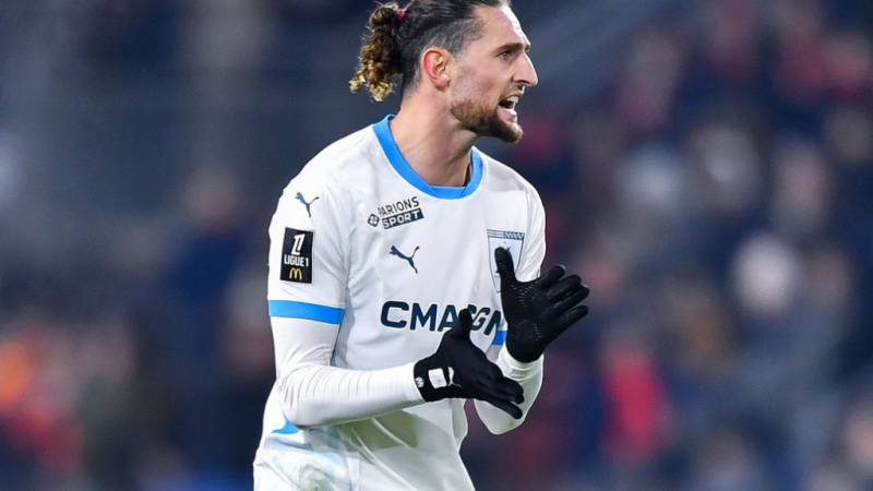 Ligue 1 : Adrien Rabiot quitte l’OM et rejoint l’AC Milan