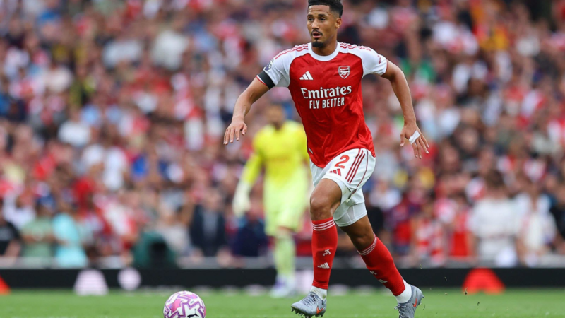 Premier League/Arsenal : William Saliba prolonge jusqu’en 2030 et confirme son attachement au projet des Gunners