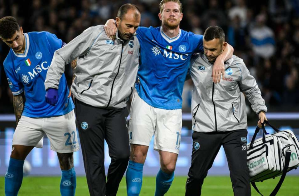 Serie A : Naples privé de son maître à jouer : Kevin De Bruyne éloigné des terrains pour cinq mois