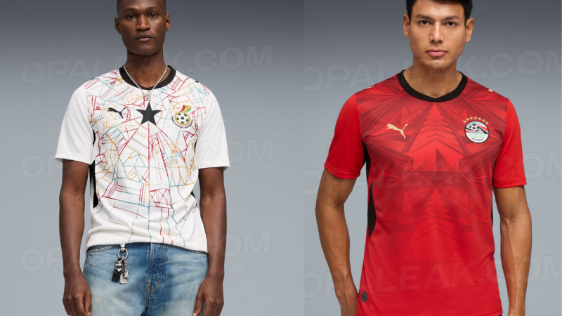 Coupe du Monde 2026 : Ghana et Égypte révolutionnent le design des maillots africains